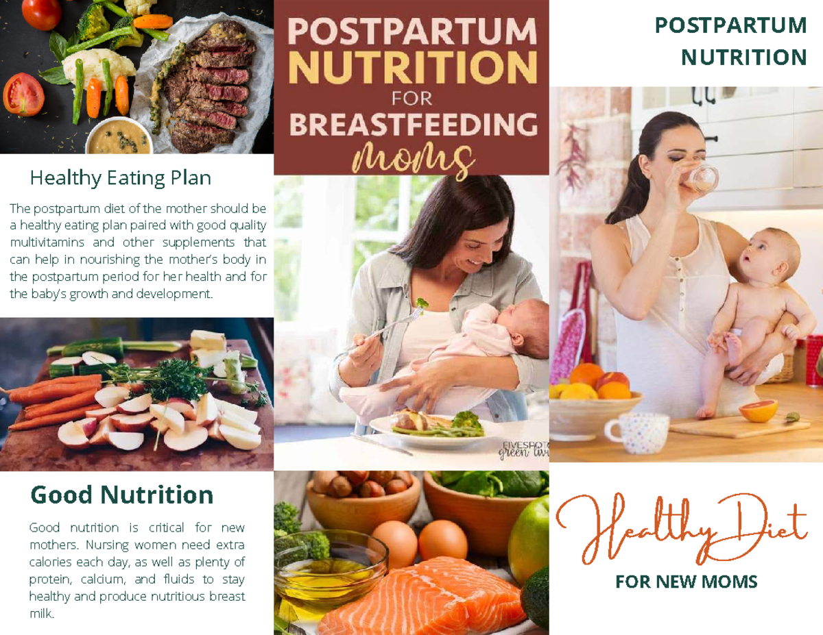 POSTPARTUM NUTRITION: Healthy Eating Plan for New Moms - Studocu