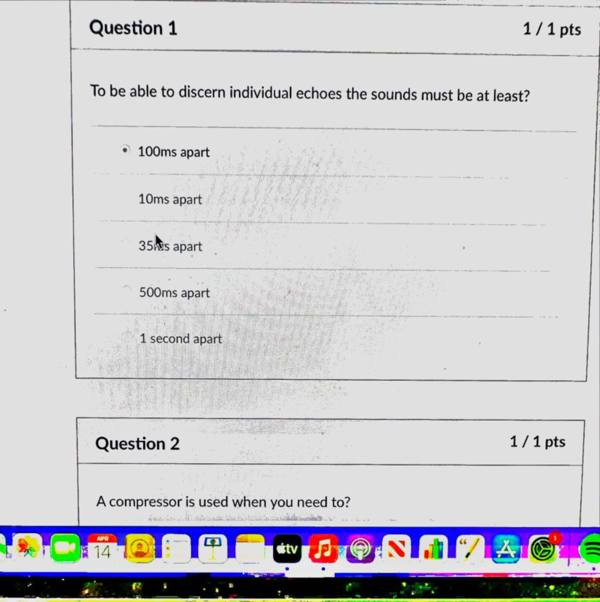 MUS 101: Sound Design Quiz Questions and Answers - Studocu