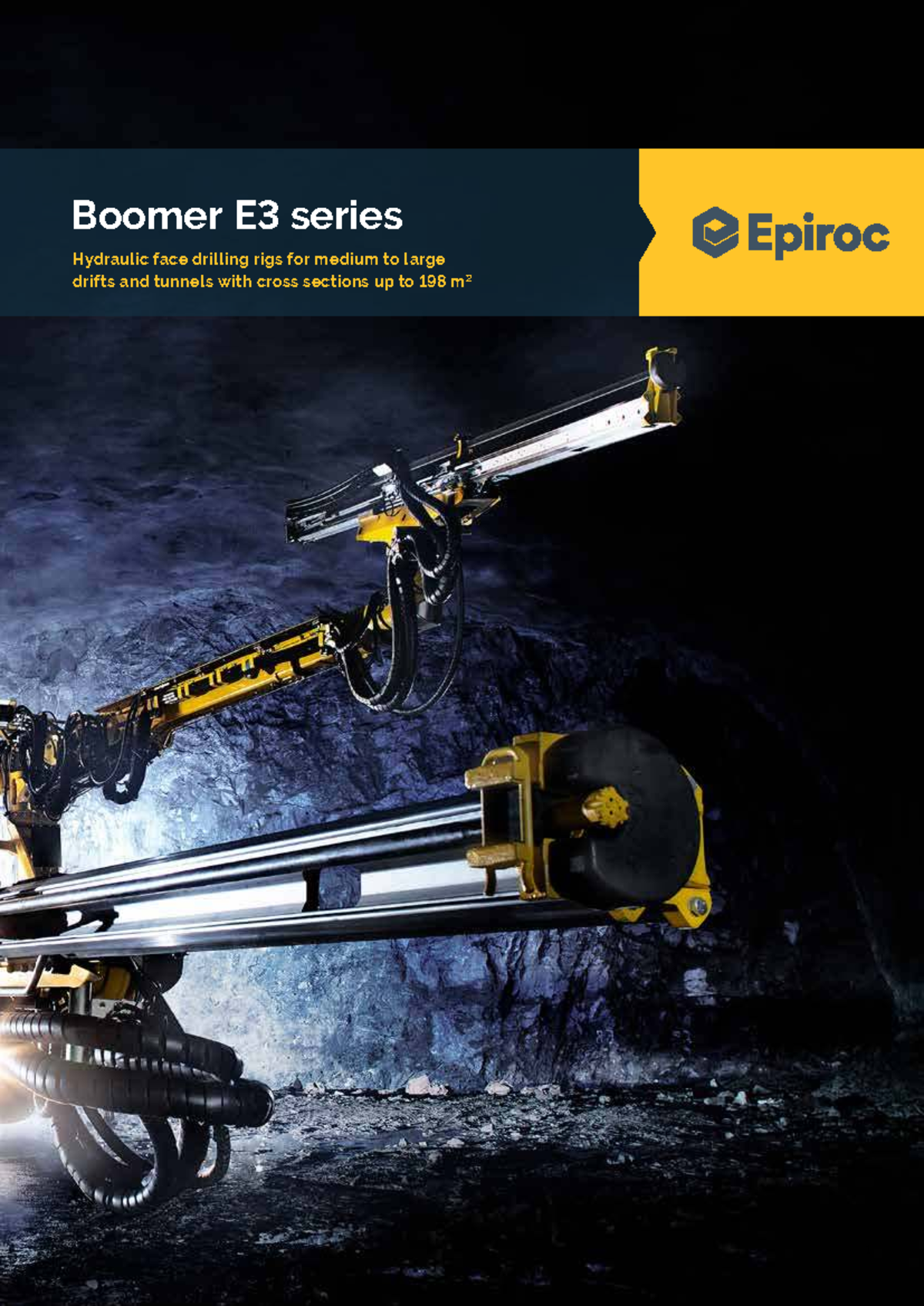 Technical Specifications for Boomer E3 Series Hydraulic Face Drilling ...