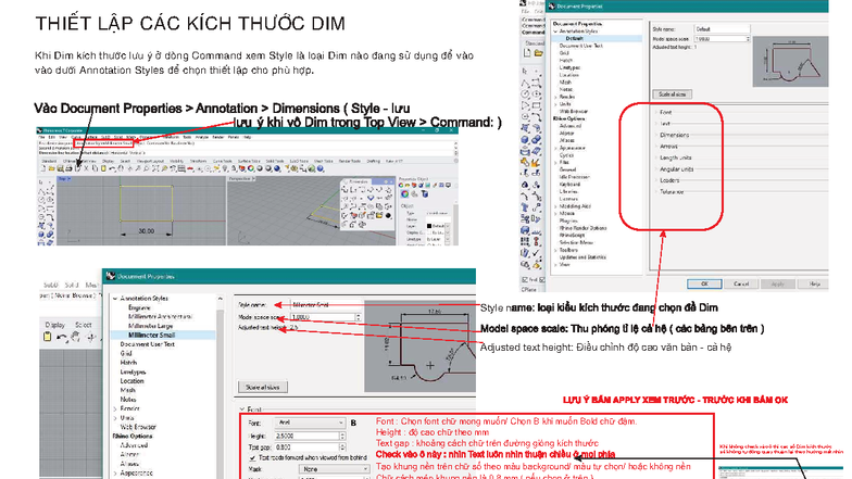 Hướng Dẫn Thiết Lập Kích Thước Dim và Xuất Bản Vẽ - Studocu