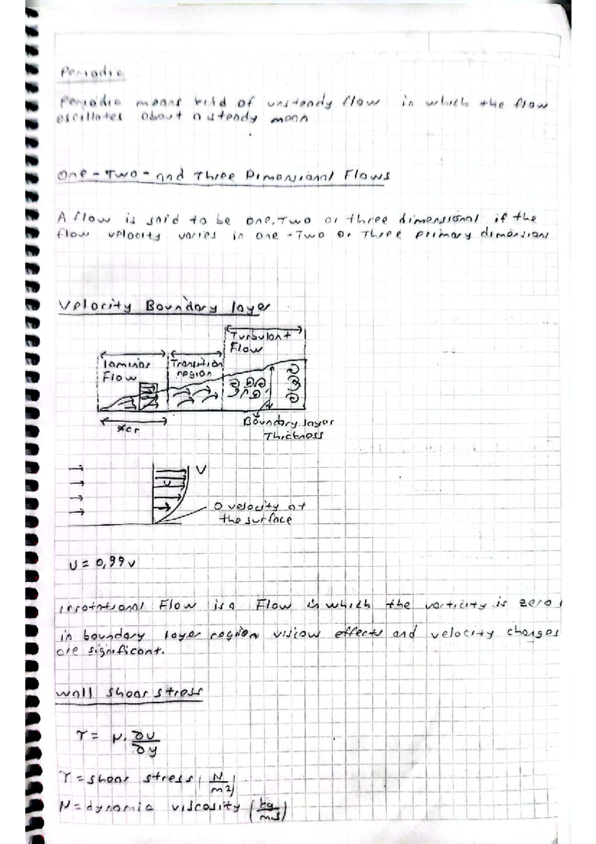 Heat Transfer Notes: Boundary Layer and Flow Dynamics (ENG 101) - Studocu