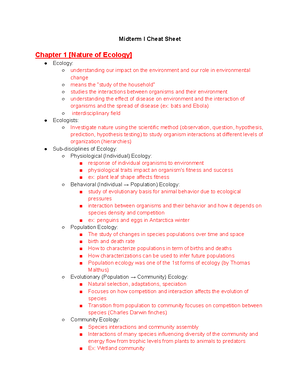 Orgo II Final Exam Review Sheet - CHEM 20283 - Studocu