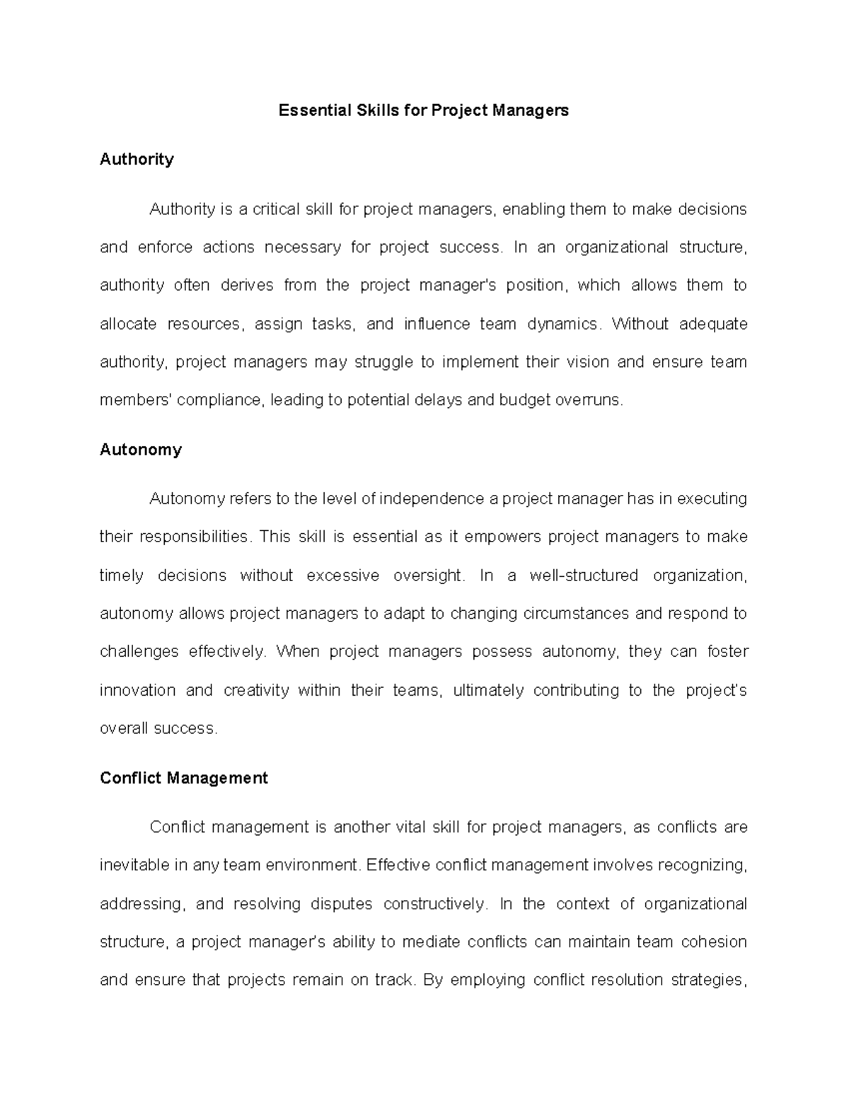 1-2 Activity: Essential Skills for Project Managers and Their ...