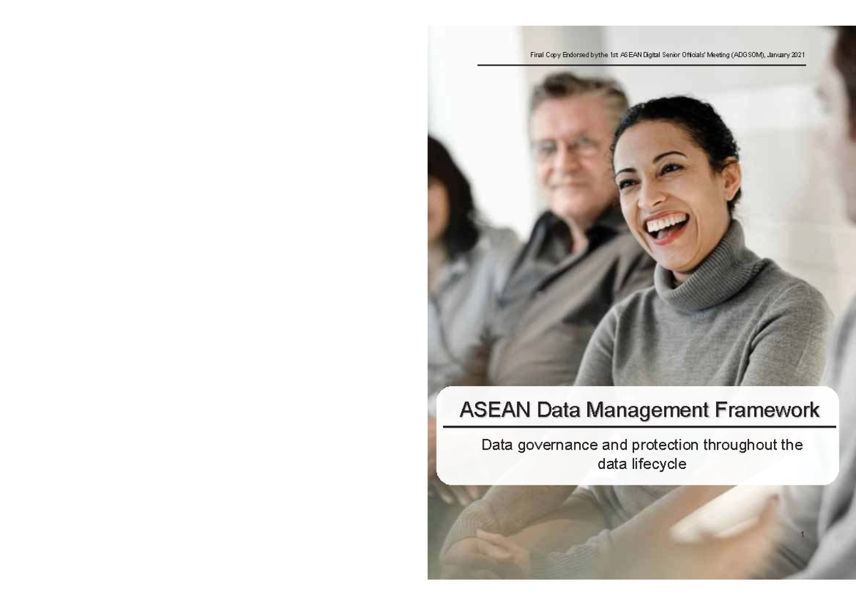 ASEAN Data Management Framework: Insights from the 1st ADGSOM Meeting ...