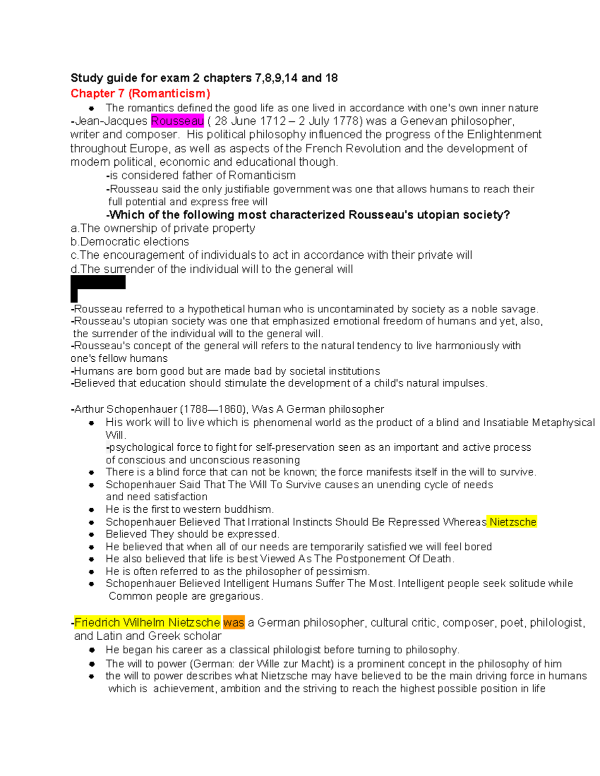 Study Guide for Exam 2: Chapters 7, 8, 9, 14, and 18 (Psychology) - Studocu