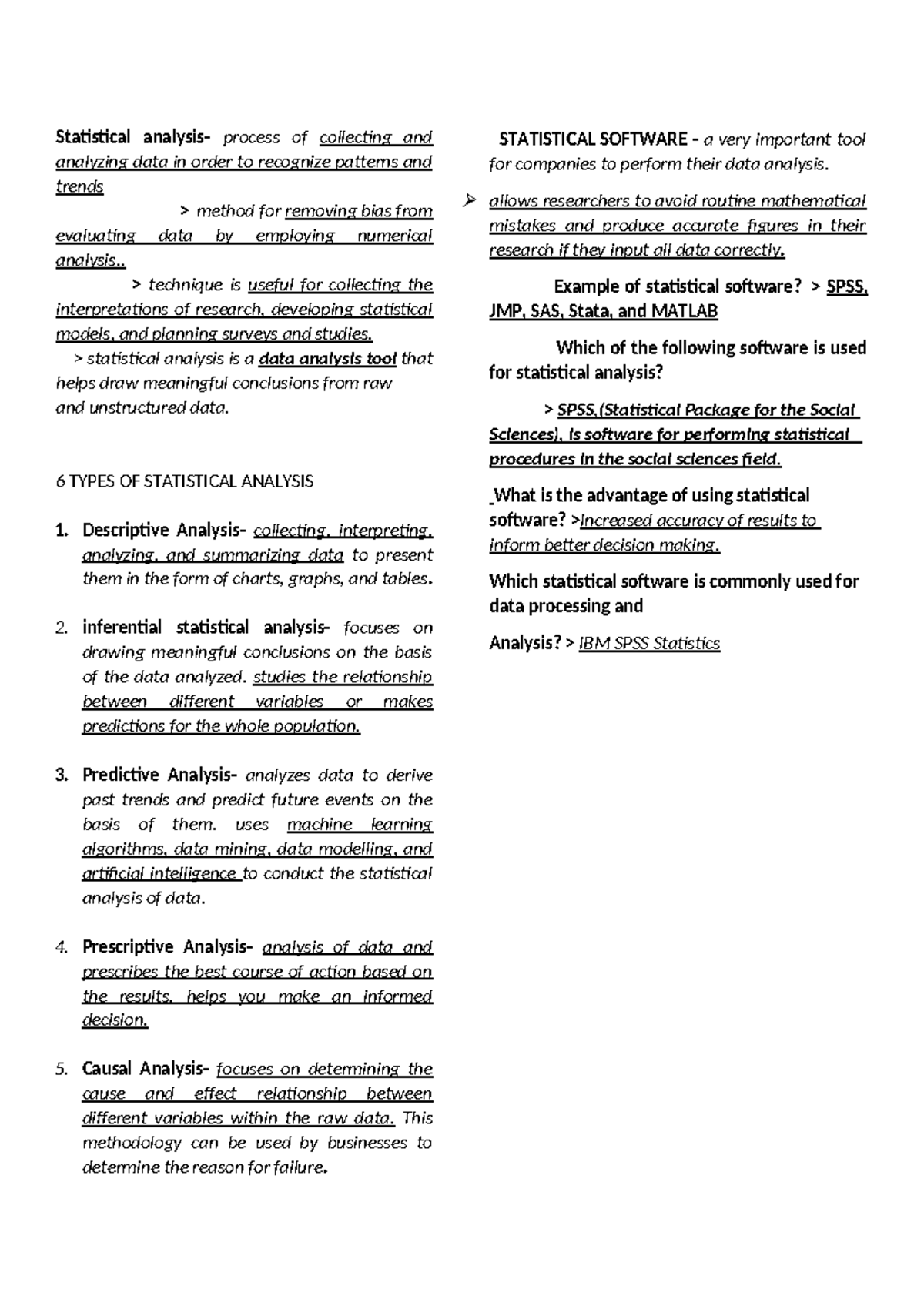 Statistical Analysis: Exploring Key Methods and Applications in Data ...