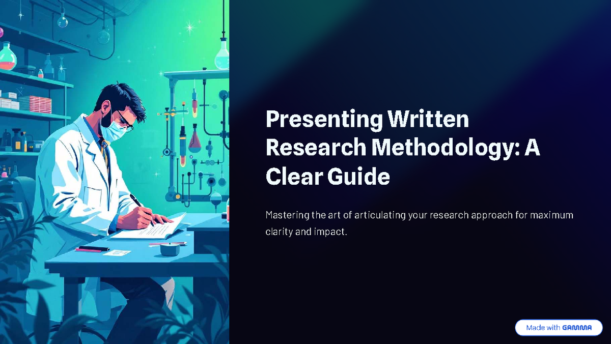 Research Methodology Guide: Mastering Your Approach for Clarity - Studocu