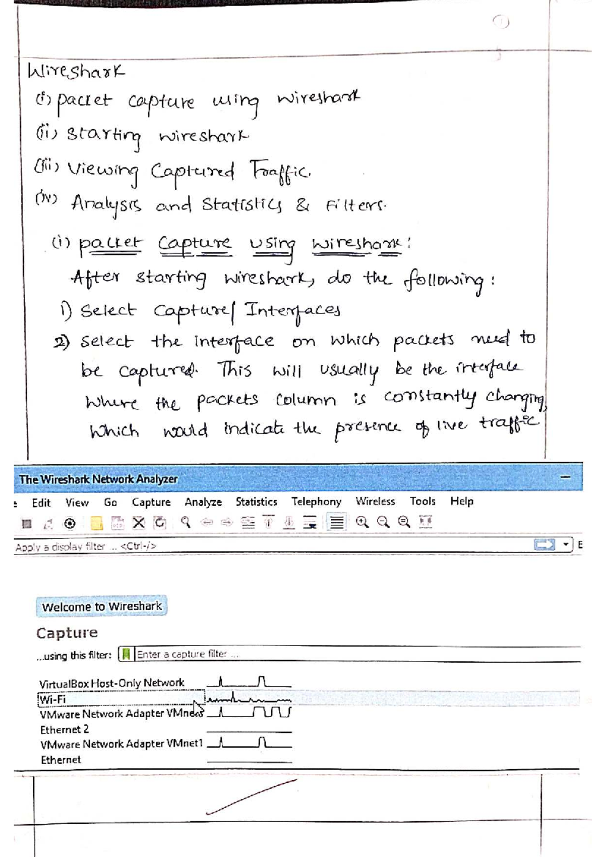 Wireshark Packet Capture and Analysis Guide (CS101) - Studocu
