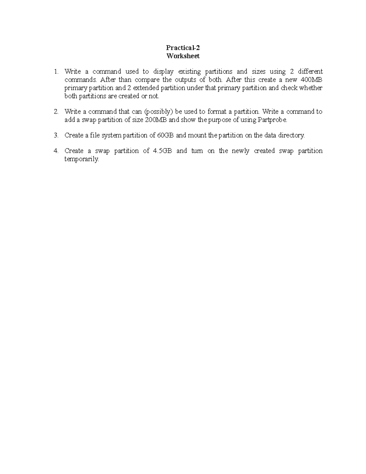 Practical-2 Worksheet Relational Database management - Practical ...