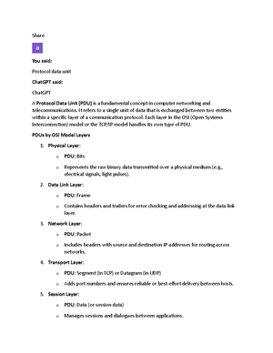 Computer Networks - Data Link Layer Switching - UNIT – VIII 8. Data ...