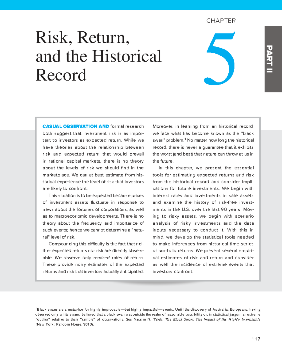 Chapter 5: Risk, Return, and Historical Analysis (PTDTCK) - Studocu