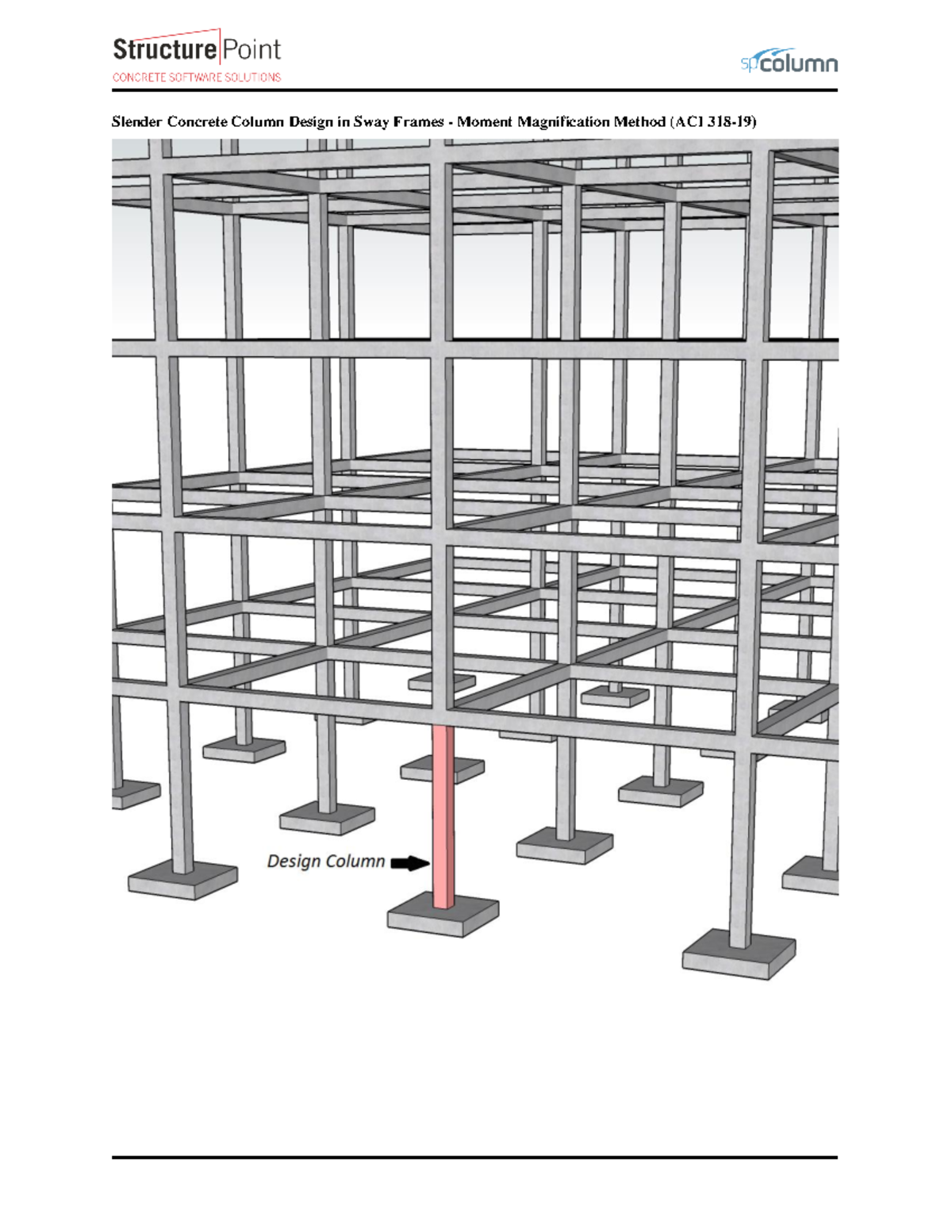 Slender Concrete Column Design in Sway Frames: Moment Magnification ...