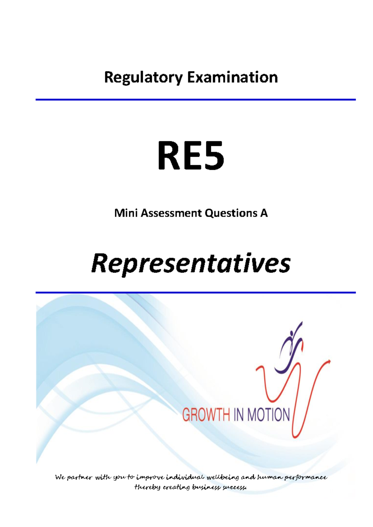 Regulatory Exam Mini Assessment A - REP 2020 (003) - Studocu