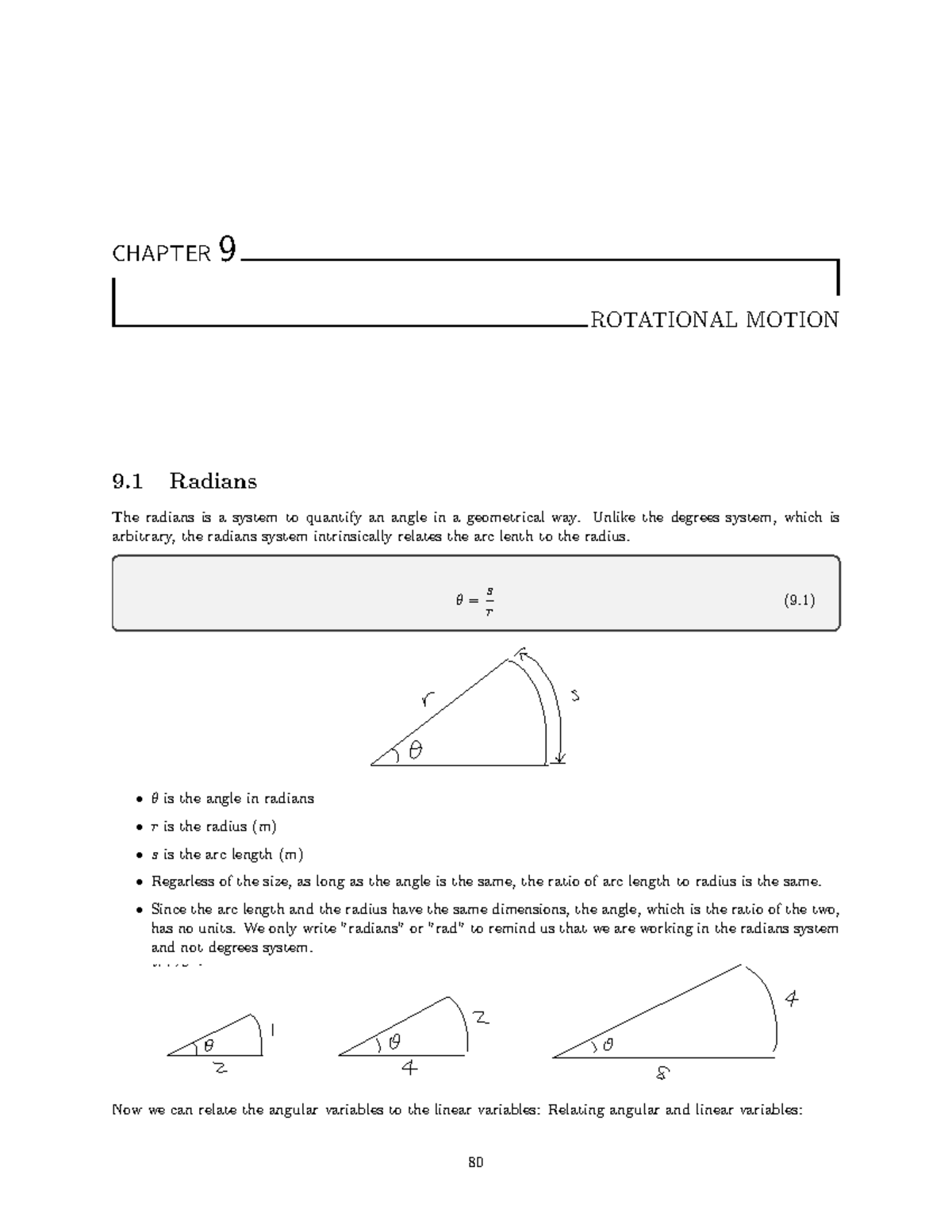 Rotational Motion and its Applications - CHAPTER 9 Notes - CHAPTER 9 ...