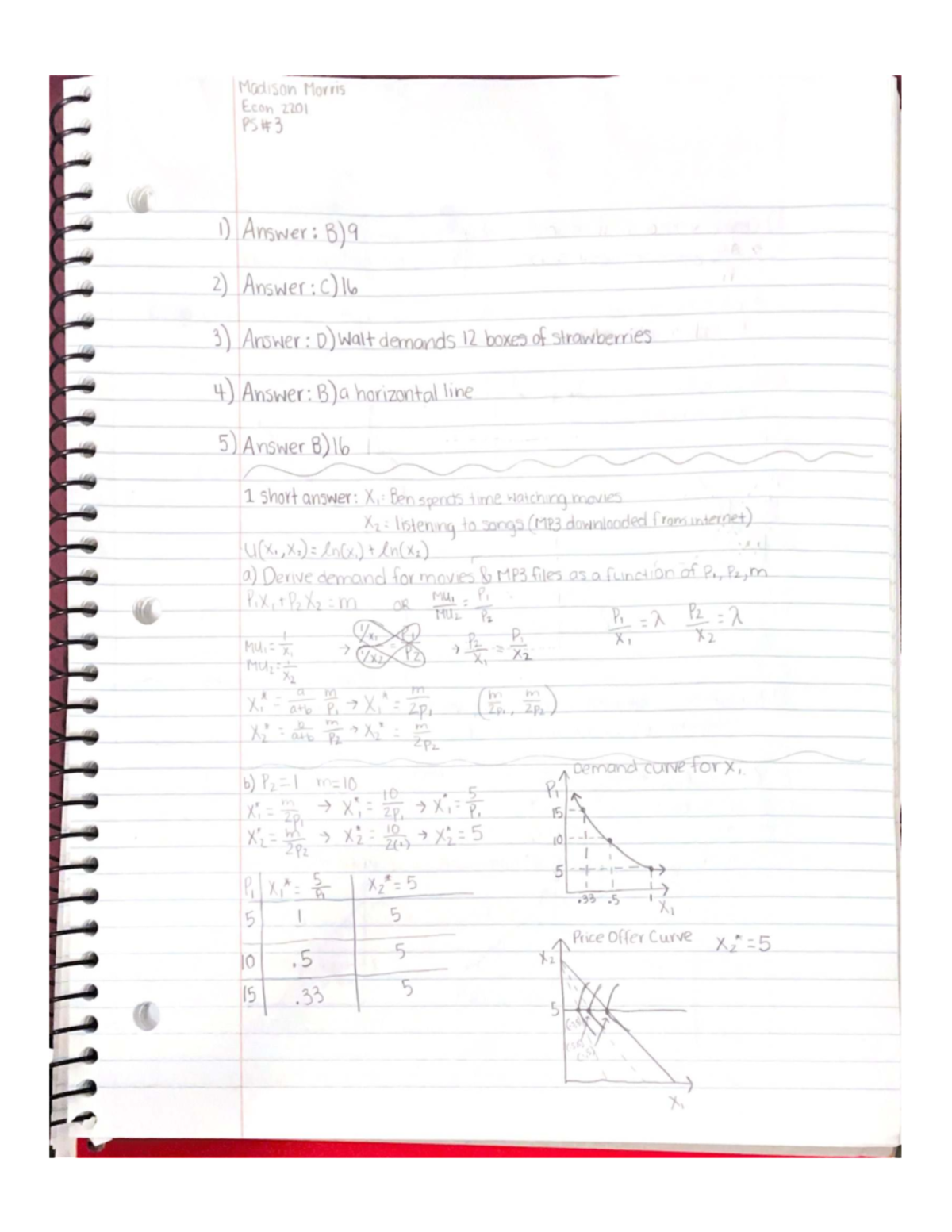 Econ 2201 PS3 - Problem set #3 answers and analysis - Studocu