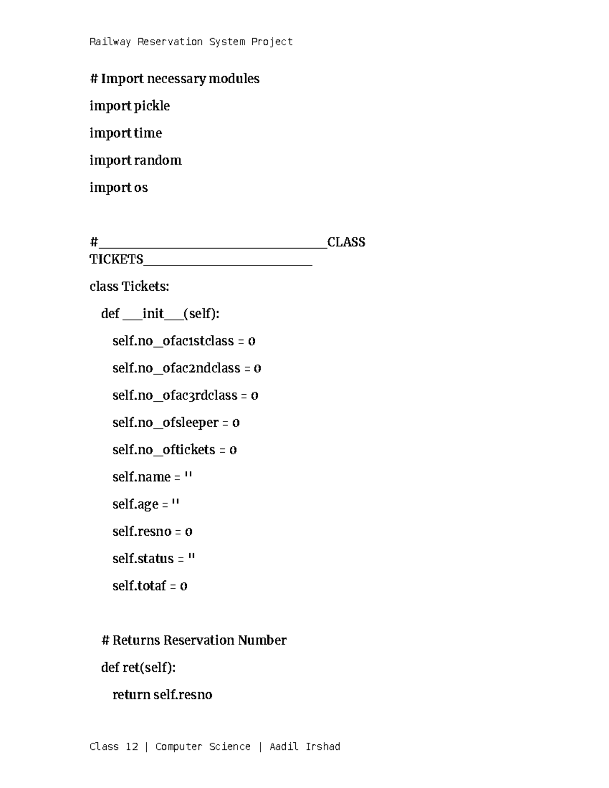Complete Railway Reservation System - # Import necessary modules import ...