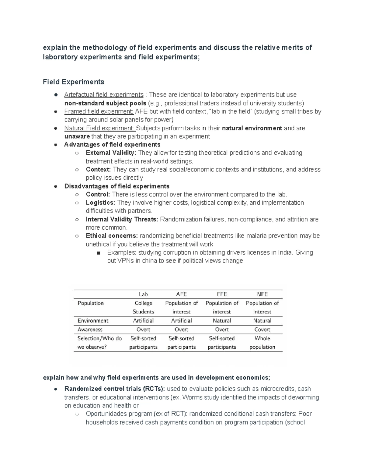 Experimental Economics: Understanding Lab and Field Experiments