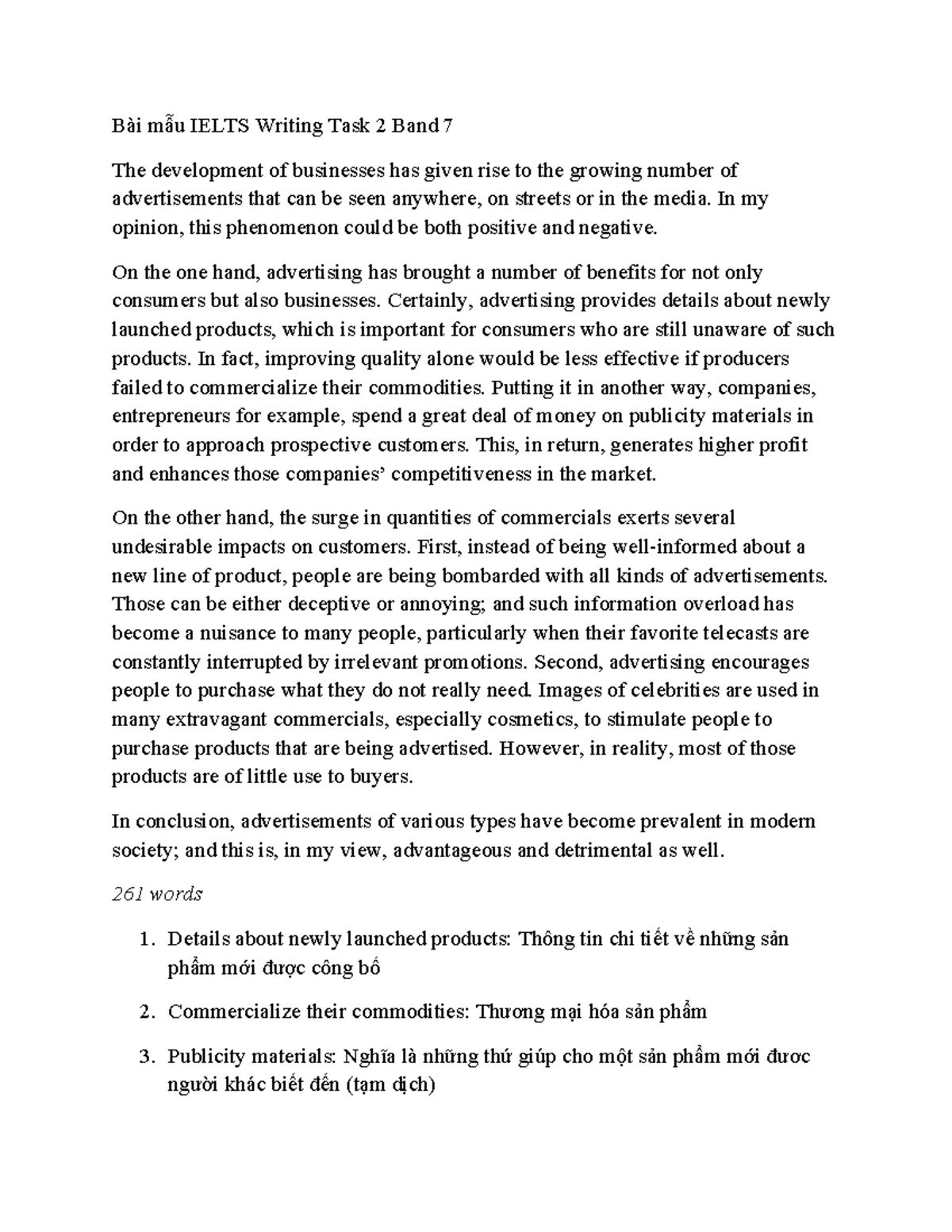 Bài mẫu Ielts Writing Task 2 Band 7 - Bài mẫu IELTS Writing Task 2 Band ...