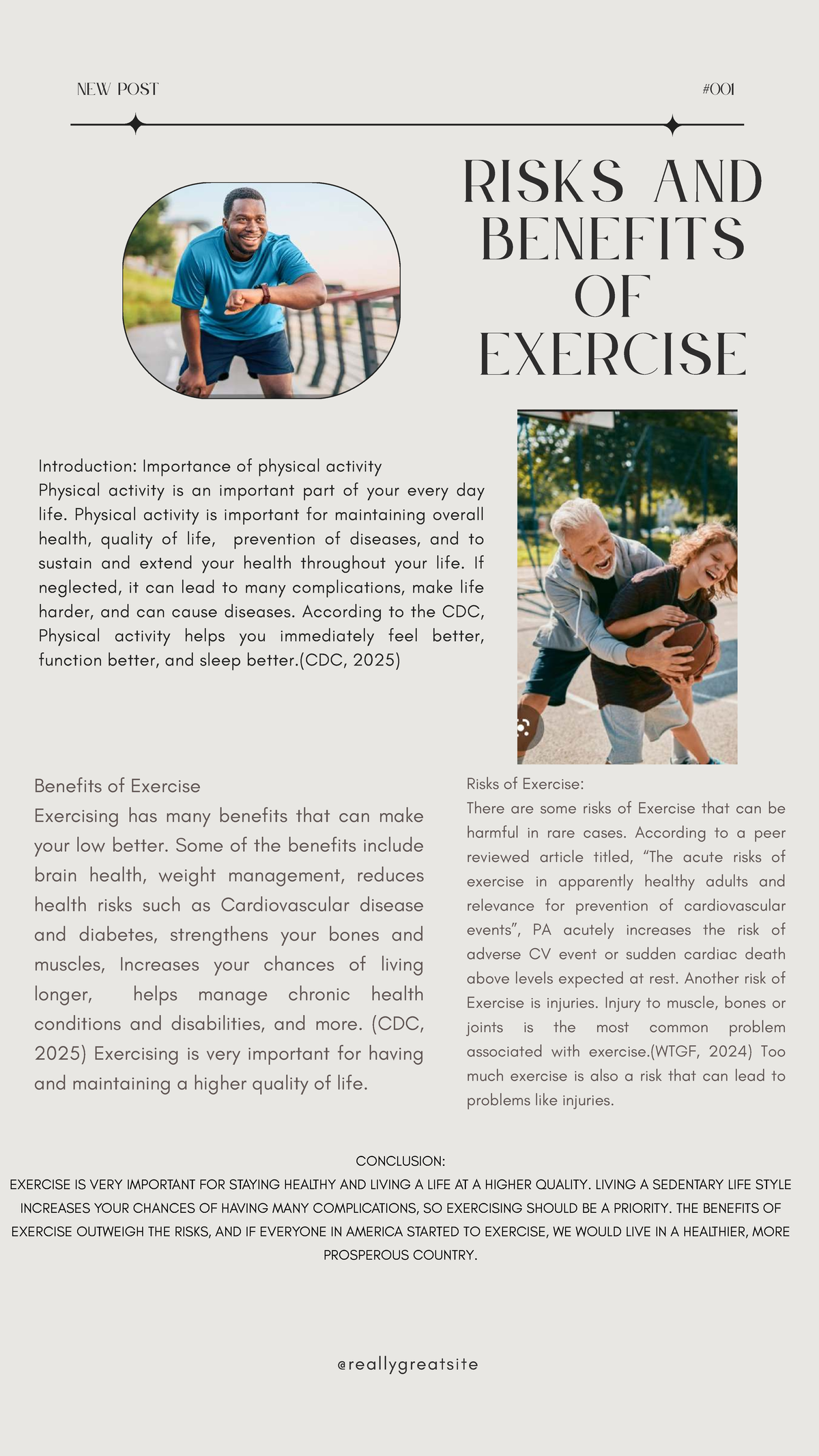 Risks and Benefits of Exercise: A Comprehensive Overview - Studocu