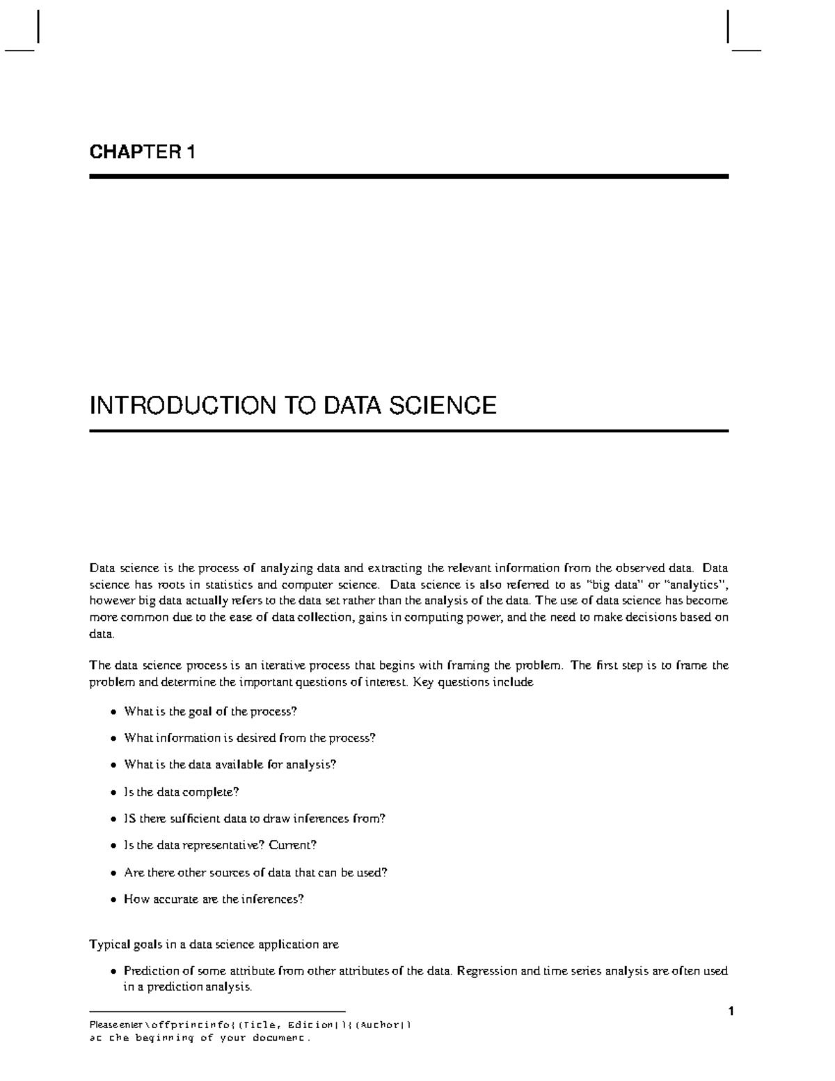 453-Intro 1 - Data Science & Probability Models Lecture Notes - Studocu