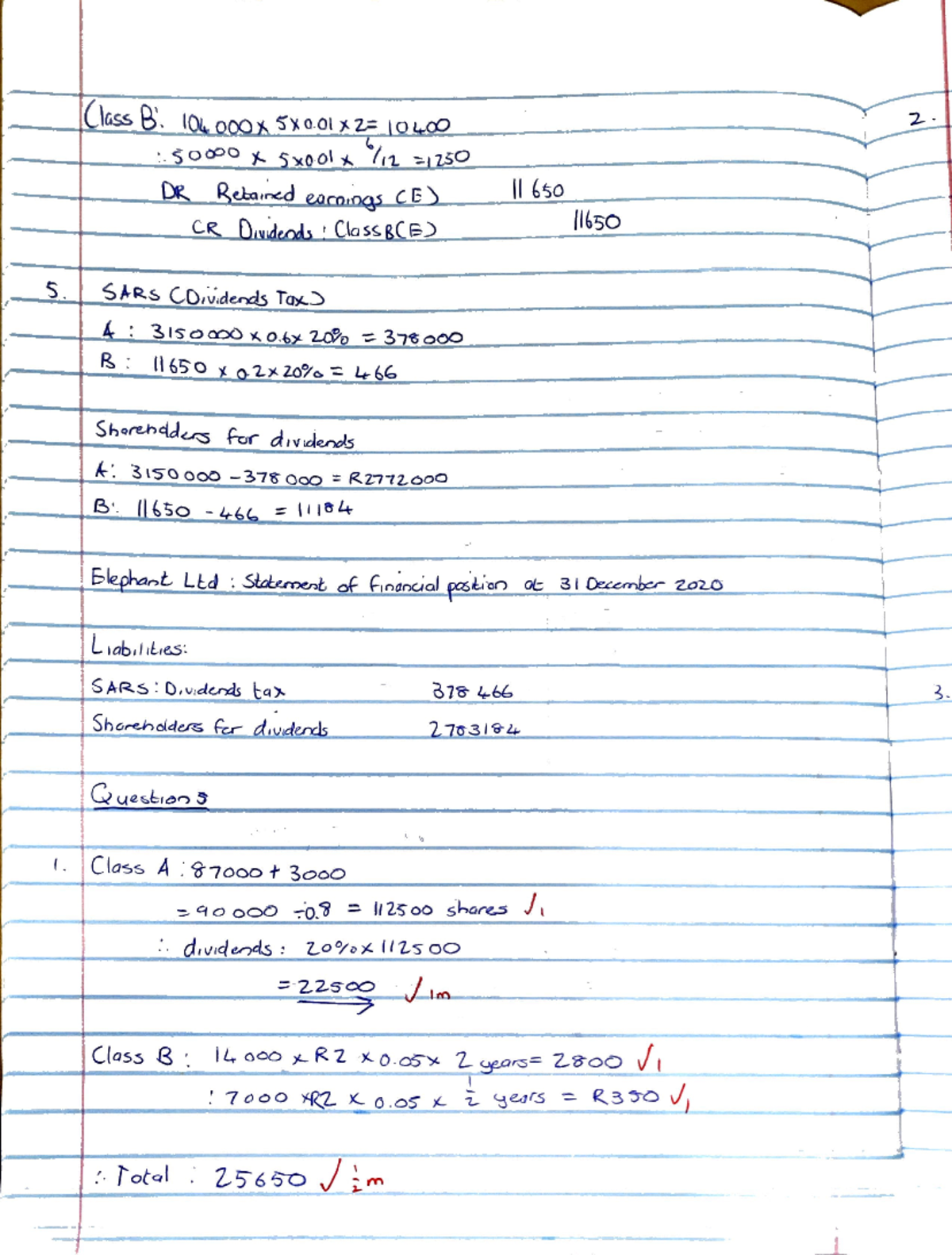 WO3 TUT - Notes - ACC2011S - Studocu