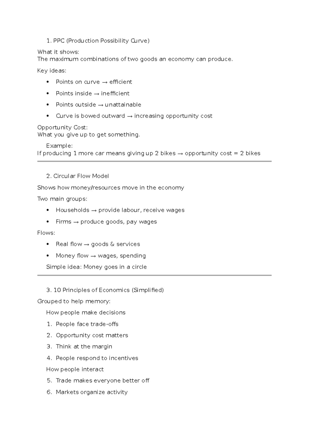 EC102 Final Exam Revision: Key Concepts in Economics - Studocu