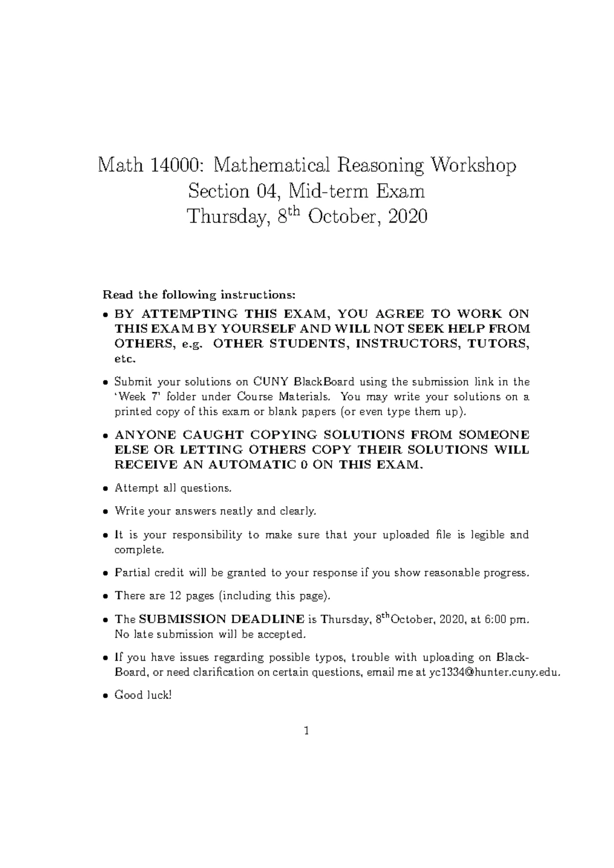 MATH140 Midterm Review Questions and Solutions - Studocu