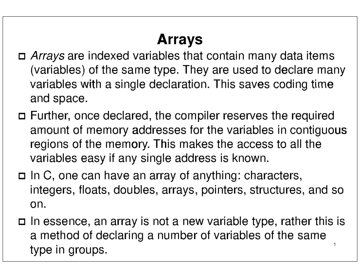 12 Structures: Understanding Data Types and Memory Management - Studocu