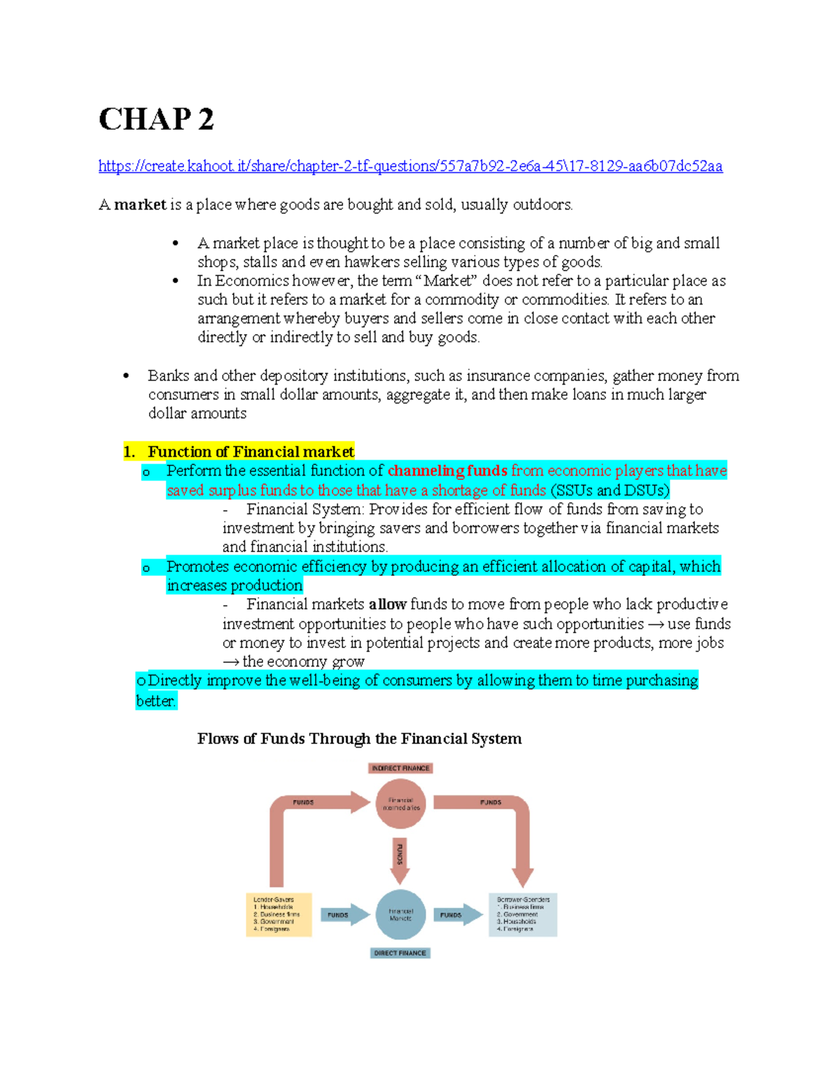 CHAP 2 - Understanding Financial Markets and Instruments - Studocu