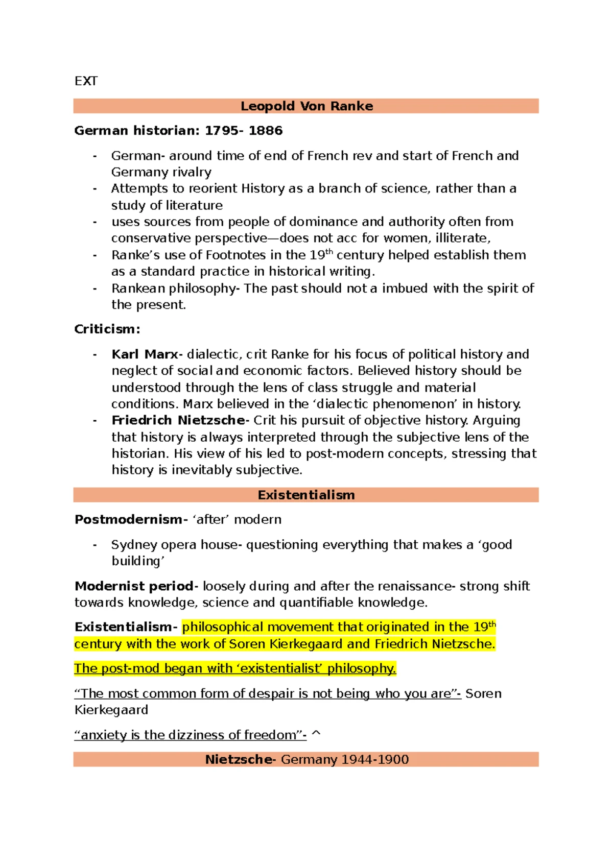 Survey: The Impact of WWI Treaties on Dictatorships and Nazi Regime ...