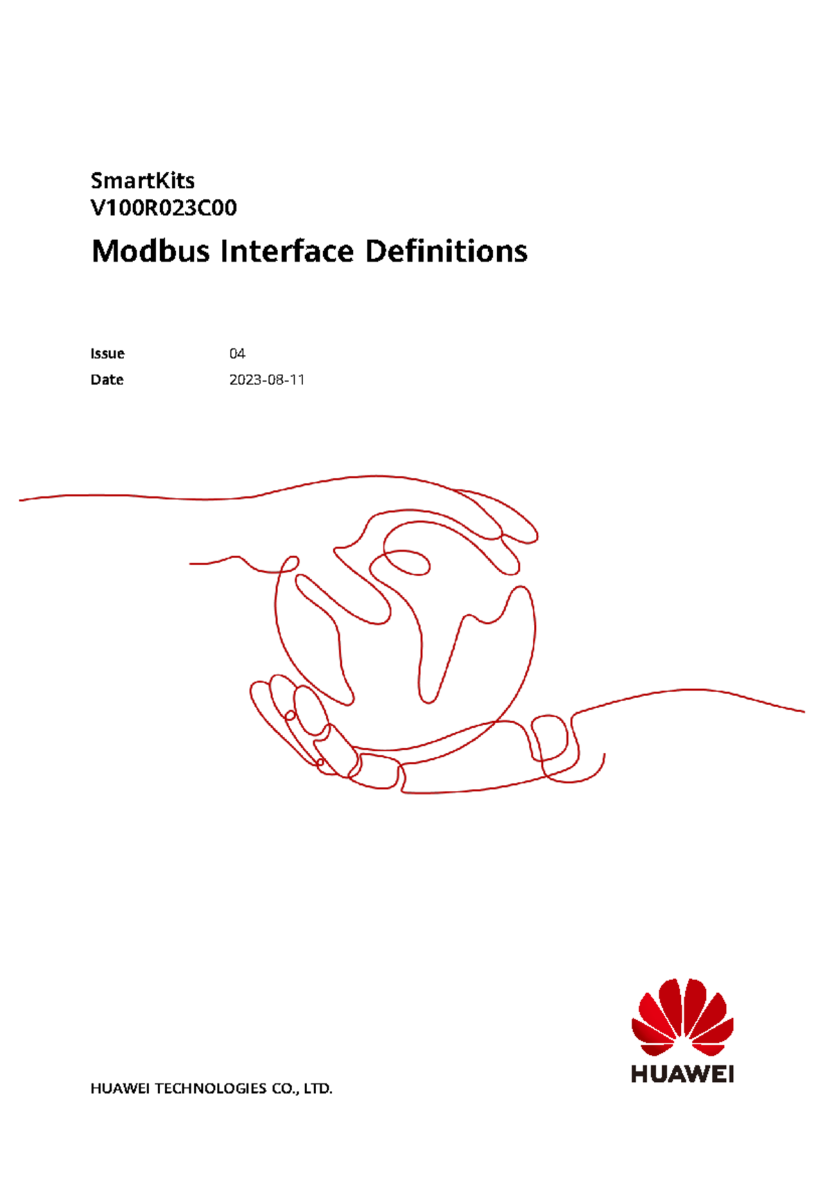 SmartKits V100R023C00 STS Modbus Interface Definitions - Issue 04 - Studocu