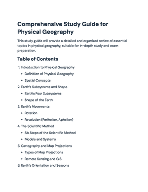 Geomorphic Processes and Landforms: A Comprehensive Study Guide ...