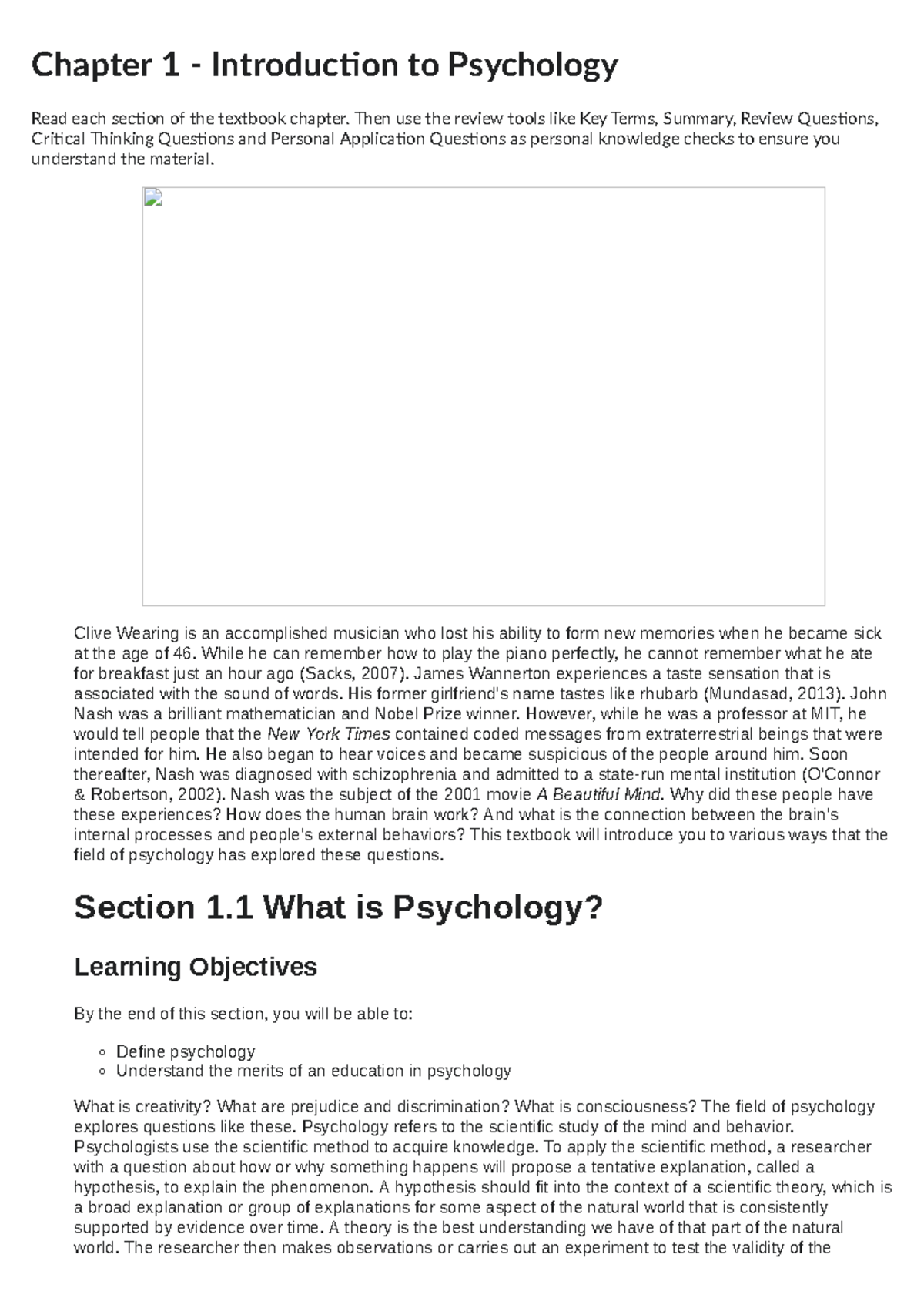 Introduction to Psychology: Key Concepts and Historical Perspectives ...