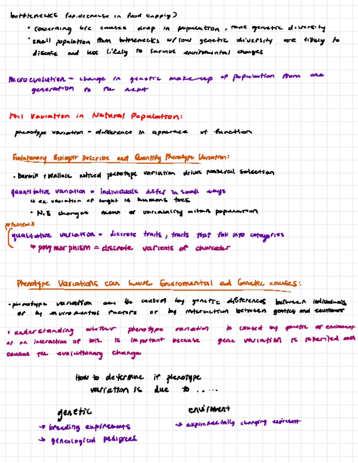 17 - DR DORA, LECTURE NOTES ON MICROEVOLUTION & POPULATION GENETICS ...