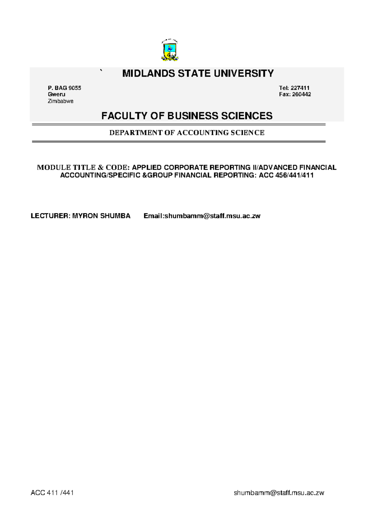 ACC 411 Group Financial Reporting Notes - Business Combinations 2025 ...