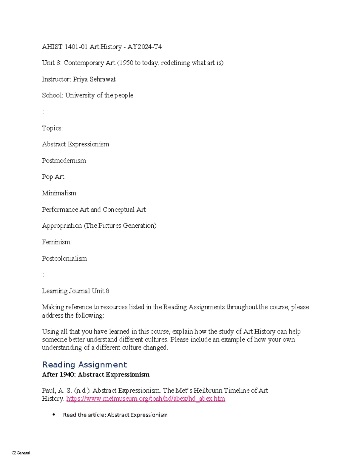 Discussion Forum: Unit 3 - Sacred Spaces in AHIST 1401-01 - Studocu