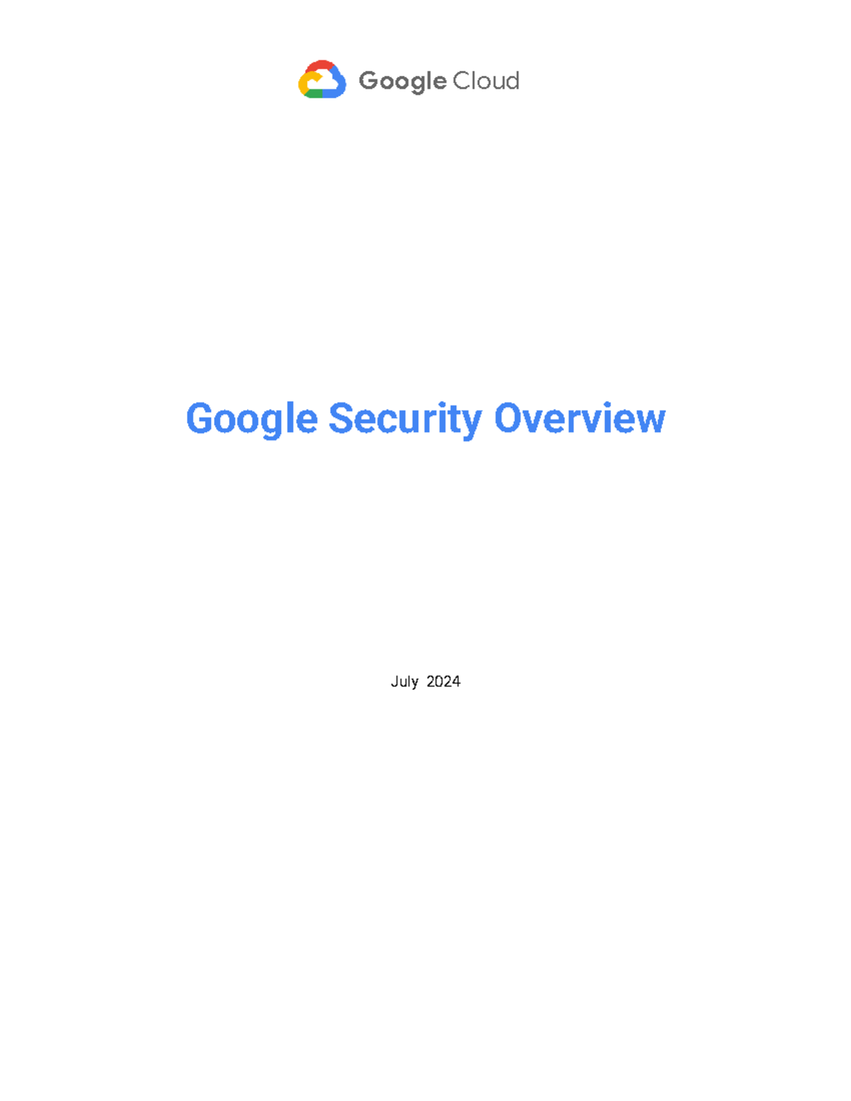 Google Cloud Security: Comprehensive Overview and Compliance (WP) - Studocu