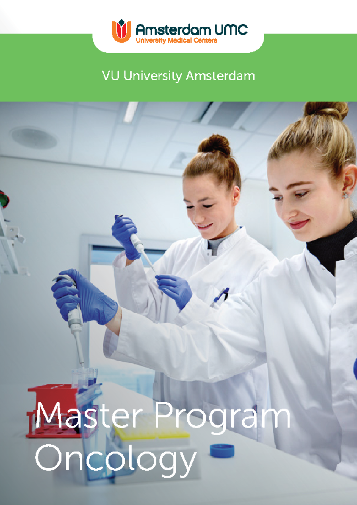 Master Program in Oncology - VU University Amsterdam Overview - Studeersnel