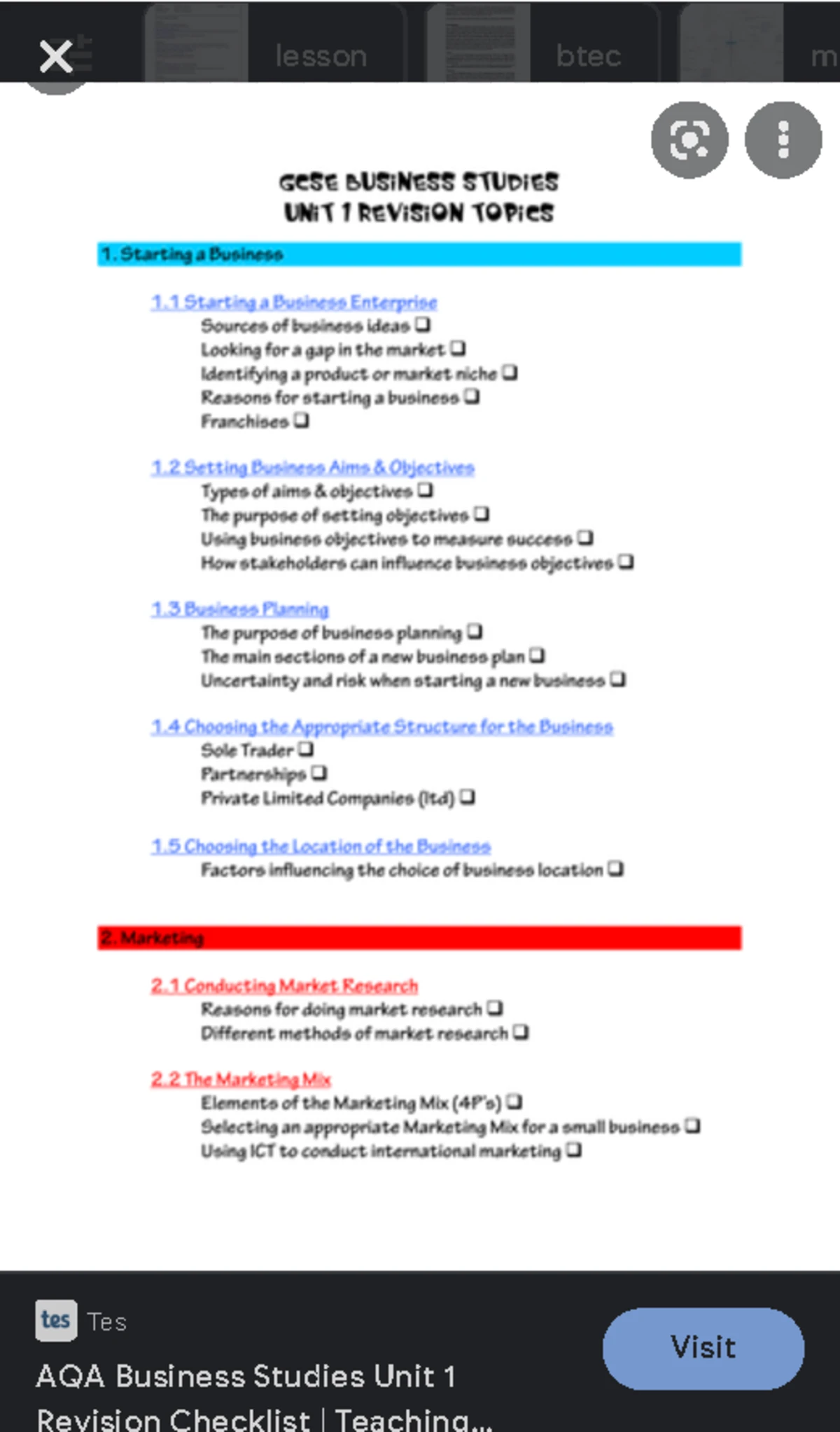 VCE Business Management Command Terms Guide PDF - Studocu