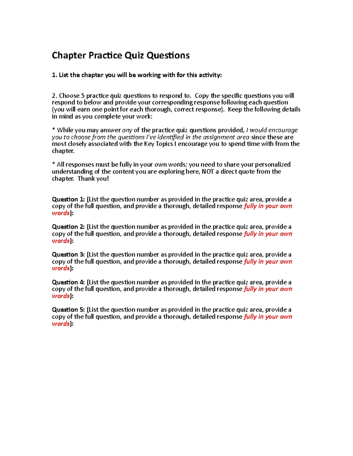 Chapter Practice Quiz Questions Activity- Module 4 Chapter 11 - Chapter ...