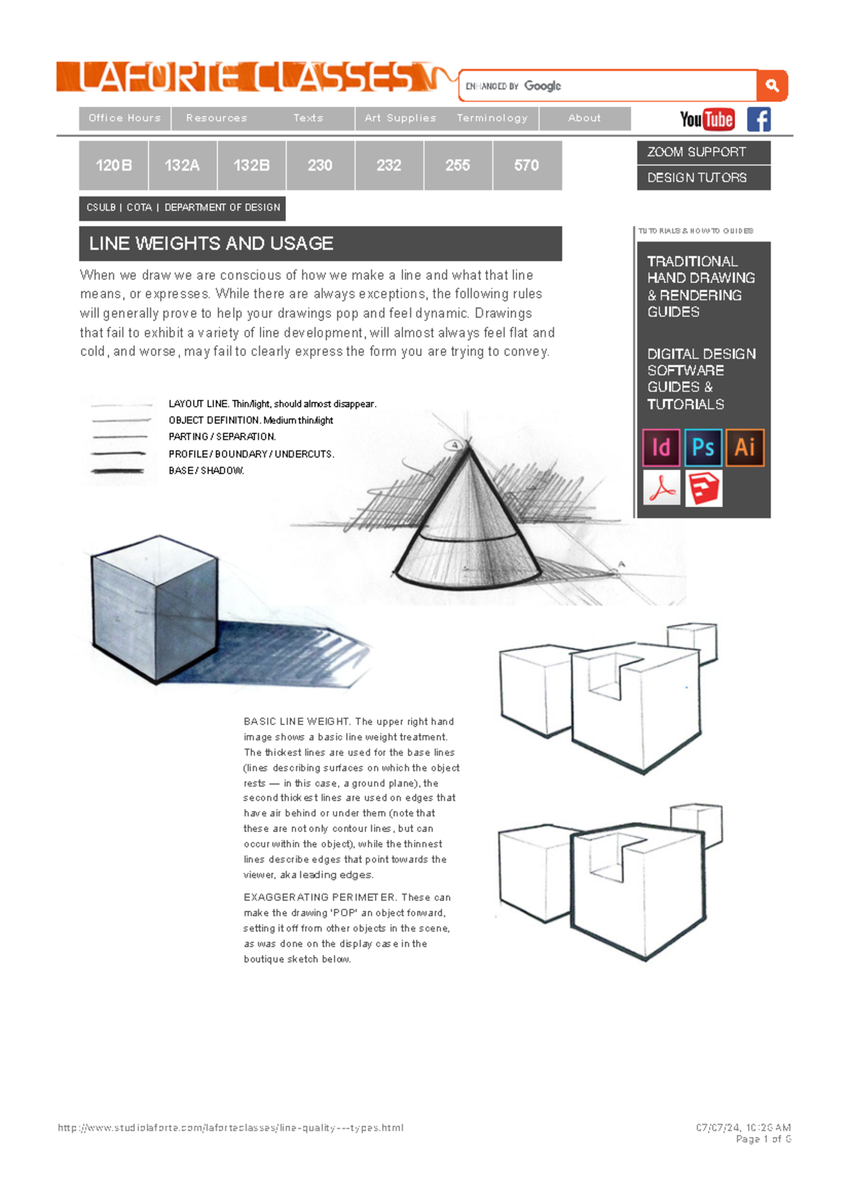 LINE Quality & Types - A Comprehensive Guide for Design 120B - Studocu