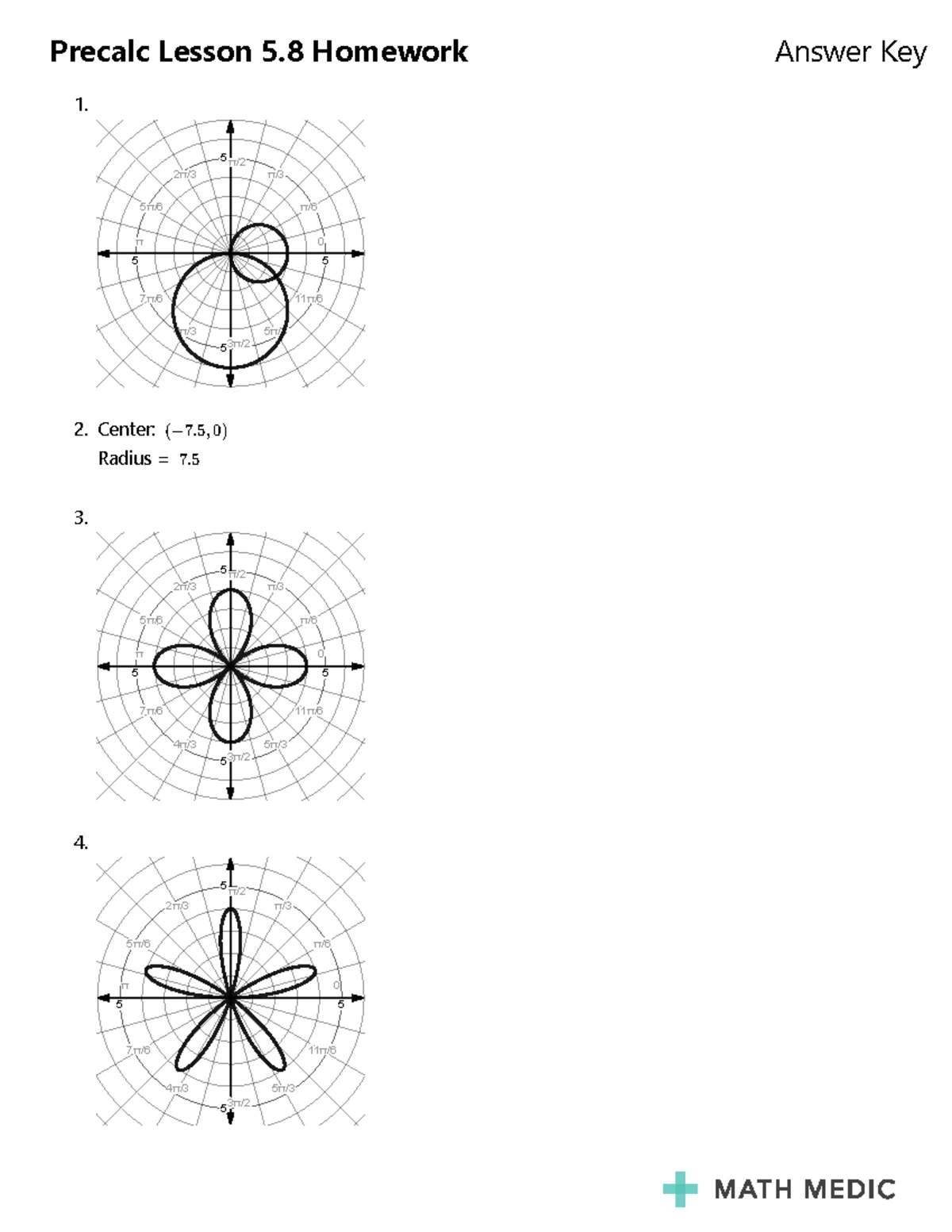 Precalc Lesson 5.6 HW Answer Key: Sample Solutions and Tips - Studocu