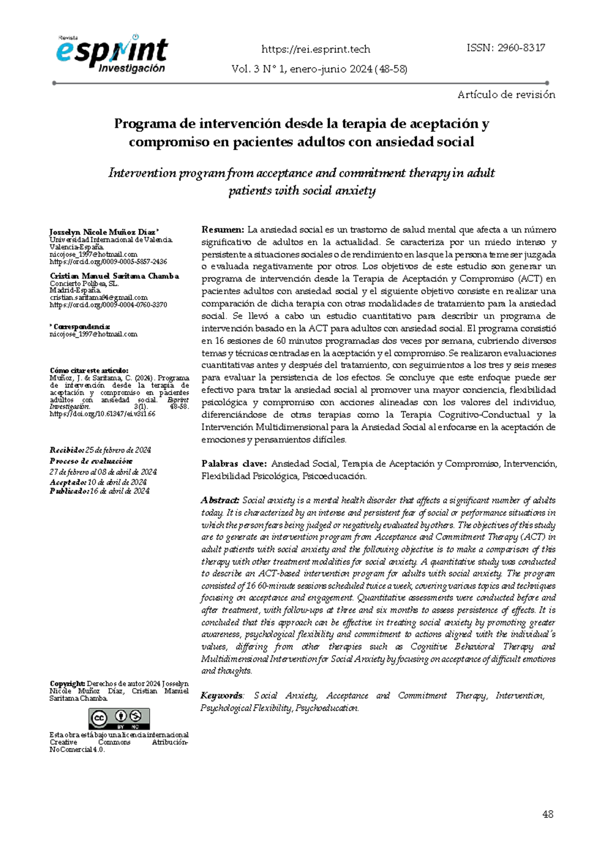 Programa de Intervención ACT para Ansiedad Social en Adultos - Vol. 3 ...