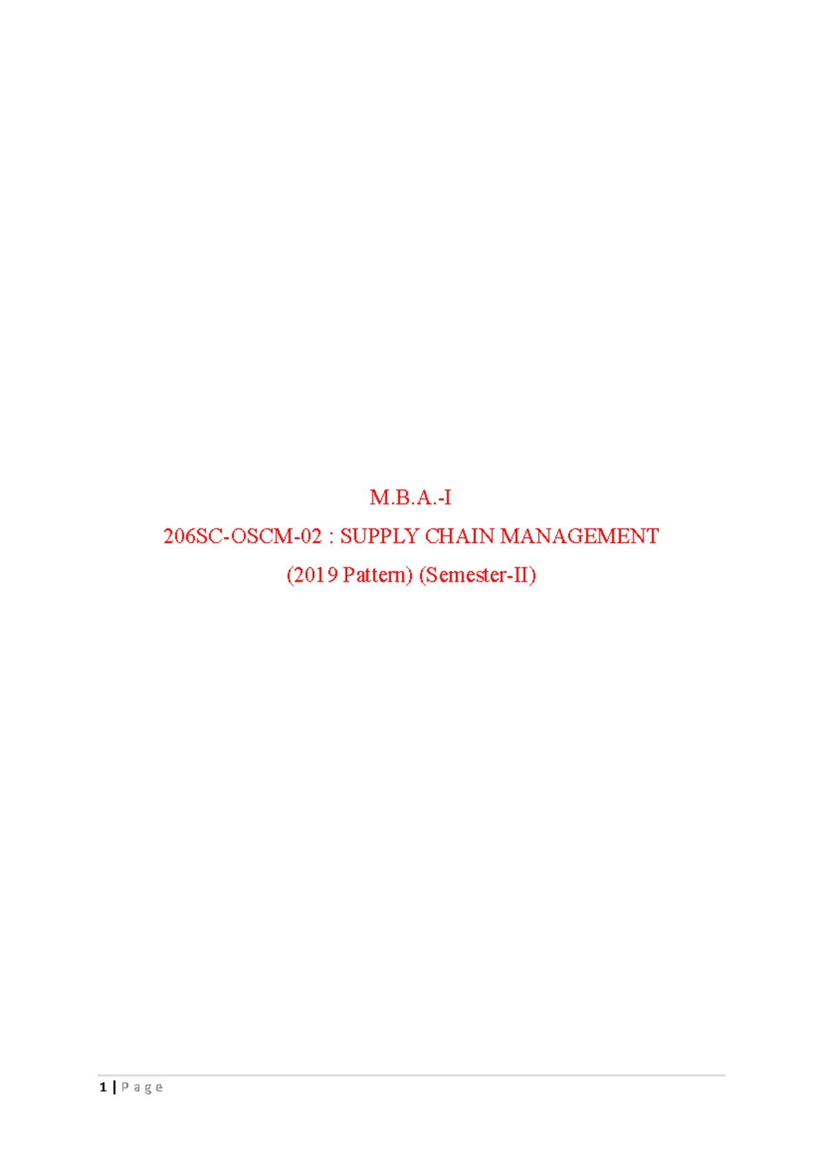 Unit 2: Flows in Supply Chain - Understanding Reverse Logistics and ...