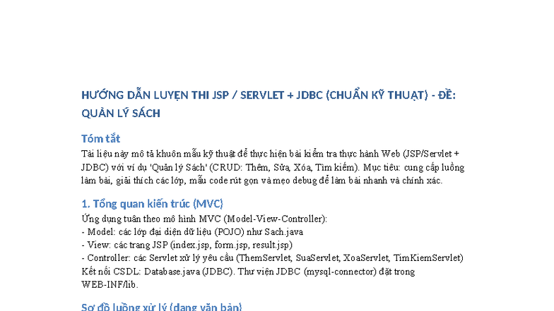 Huong dan luyen thi JSP Servlet FULL CRUD - HƯỚNG DẪN LUYỆN THI JSP ...