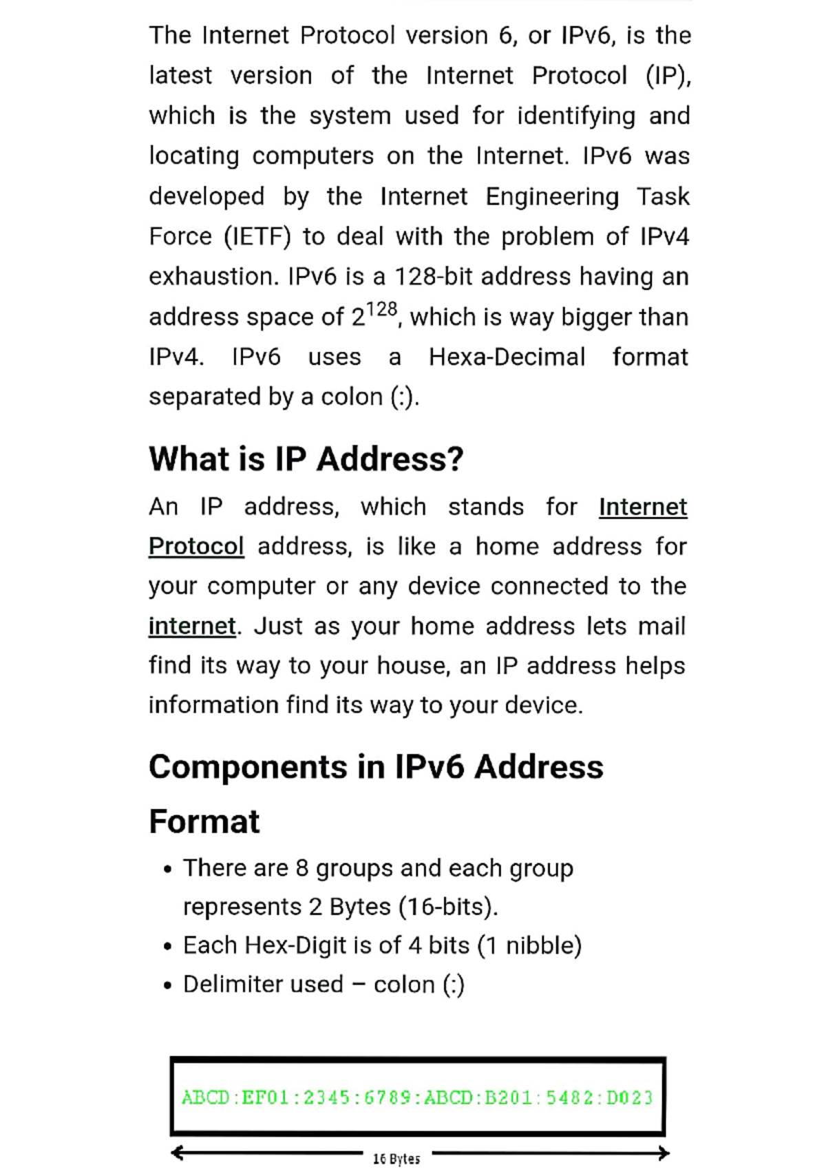 Ipv6 - Good - The Internet Protocol version 6, or IPv6, is the latest ...