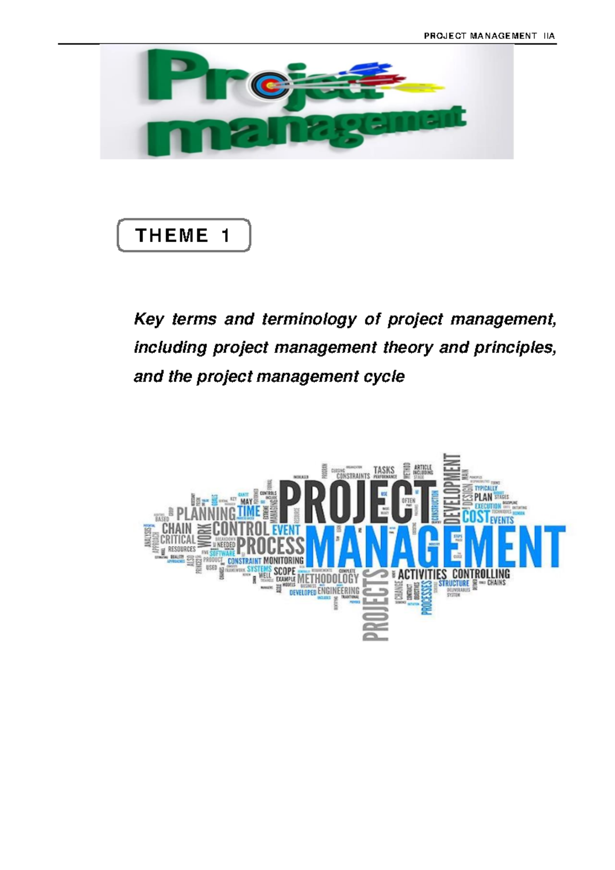 PUB2615 Final Exam - Project Management Theory & Principles Unit 01 ...