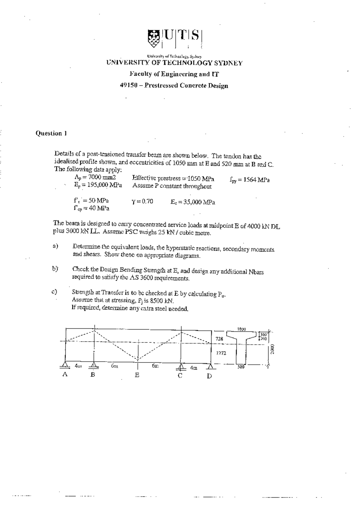 49150-PSCD-Solved Sample Problem 2: Continuous Beam Design - Studocu