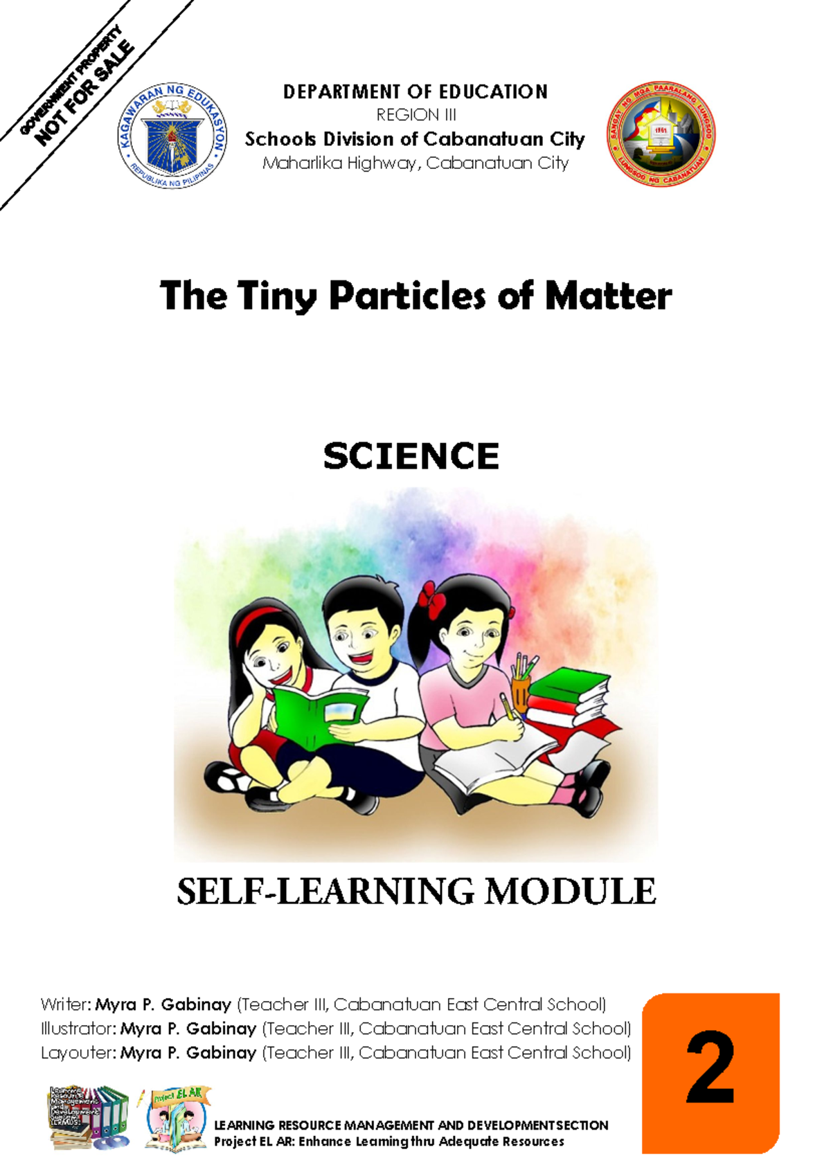 Science Grade 2 Quarter 1: Self-Learning Module on Matter - Studocu
