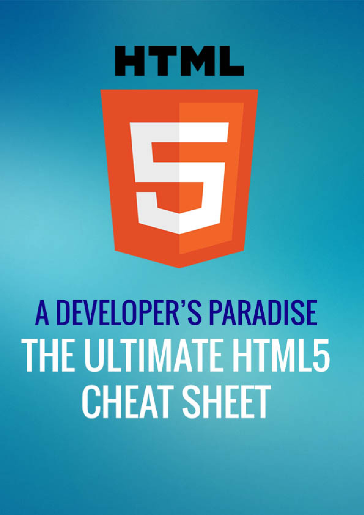 HTML5 Cheat Sheet - Quick Reference Guide - Studocu